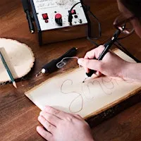 Lee Valley Tools Ottawa Store - Pyrography Family Name Sign